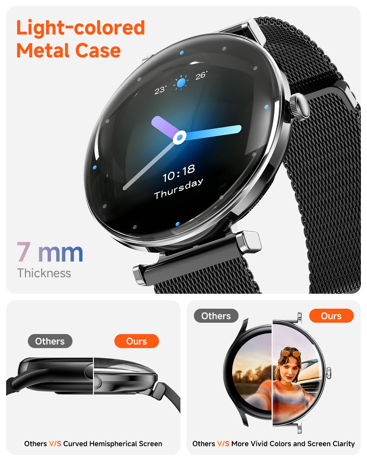 Foto 4 pulgar | Smartwatch Hwagol Unisex Android y iPhone IP68 Resistente al Agua - Venta Internacional