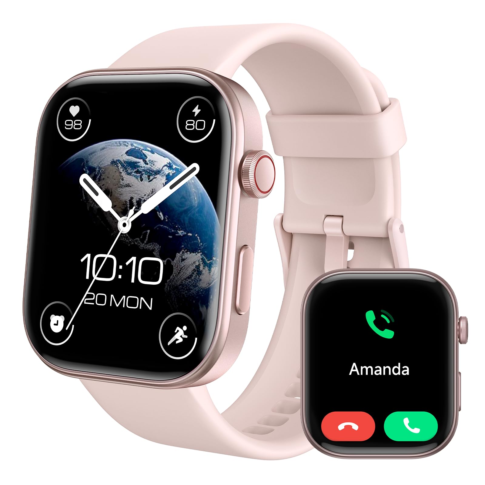 Smartwatch Fitpolo con Pantalla Amoled de 1.99 Pulgadas para Mujer- Venta Internacional