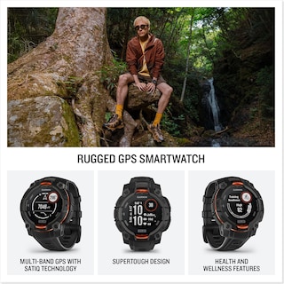 Foto 2 | Reloj Inteligente Garmin Instinct 3 Con Pantalla De 45 Mm Con Carga Solar - Venta Internacional.