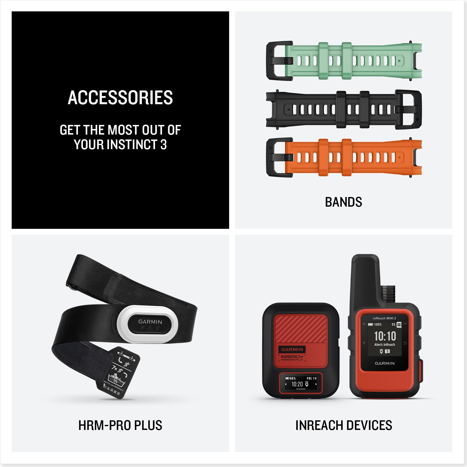 Foto 6 | Reloj Inteligente Garmin Instinct  3 Con Pantalla De 45 Mm Con Carga Solar - Venta Internacional.