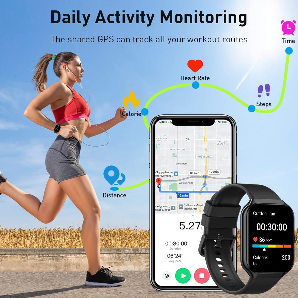 Foto 6 | Reloj Inteligente Motast 2025 Fitness 110+ Modos Deportivos Ip68- Venta Internacional