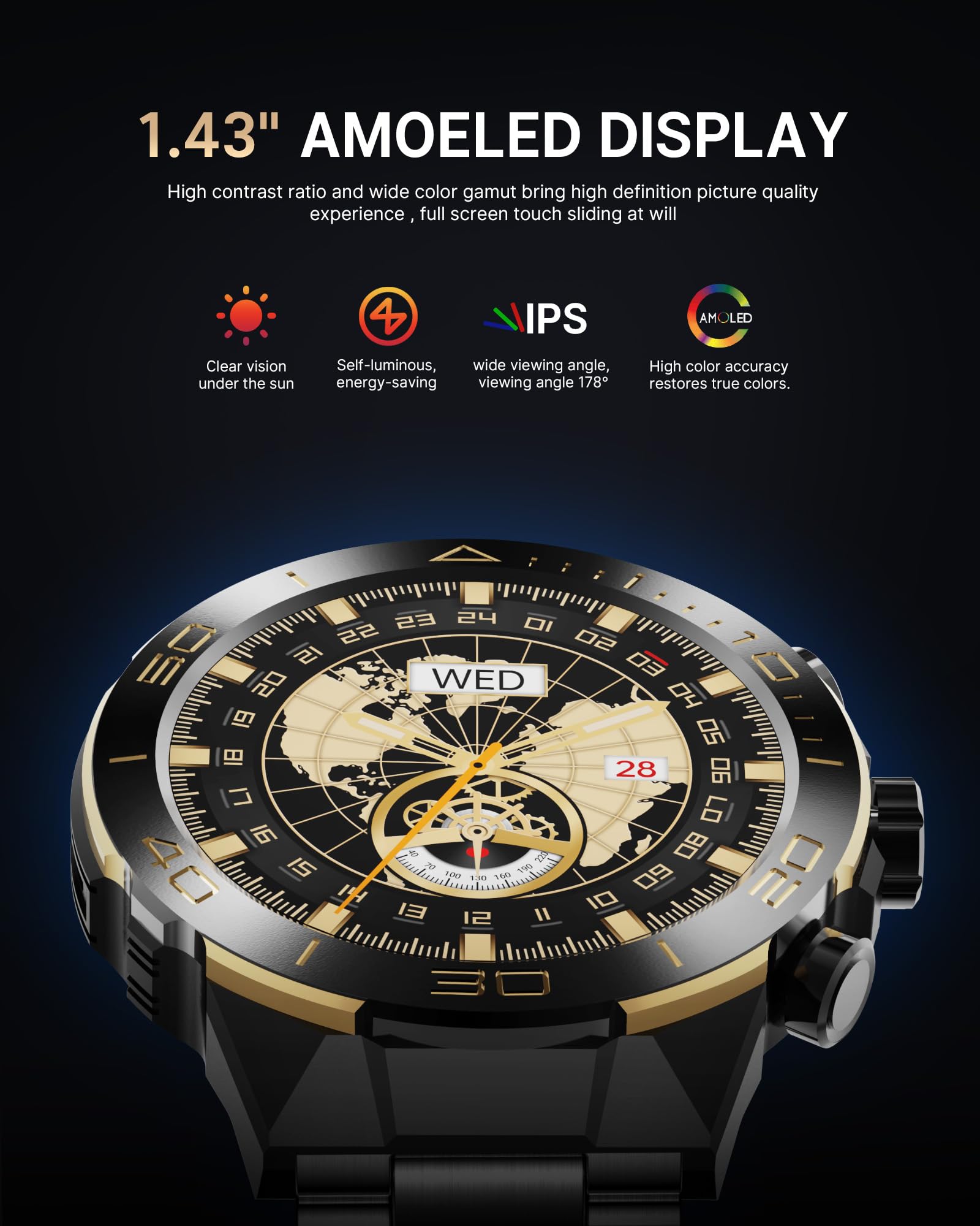 Foto 5 pulgar | Reloj Inteligente Souyie Sm-7 para Hombre - Venta Internacional