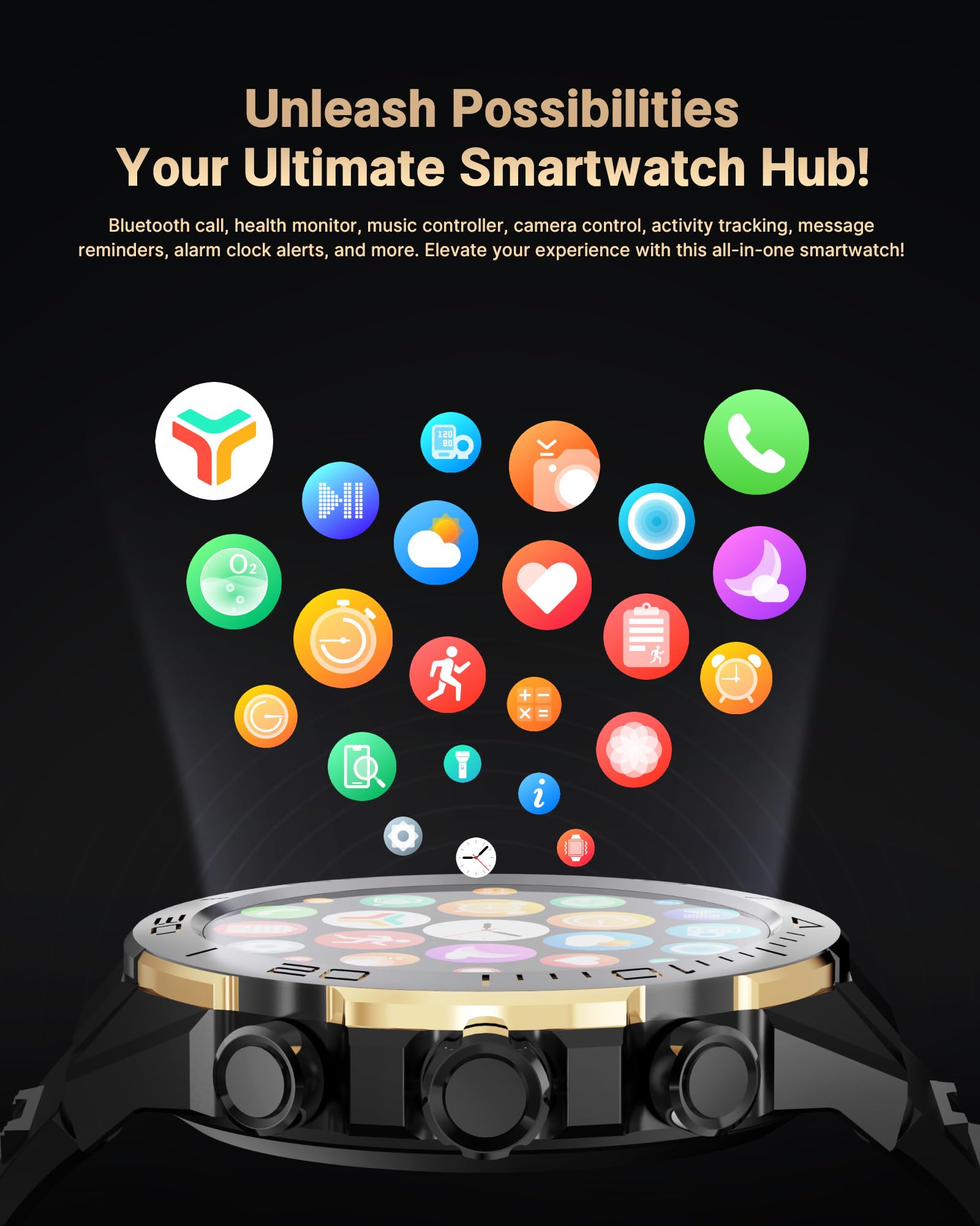 Foto 8 pulgar | Reloj Inteligente Souyie Sm-7 para Hombre - Venta Internacional