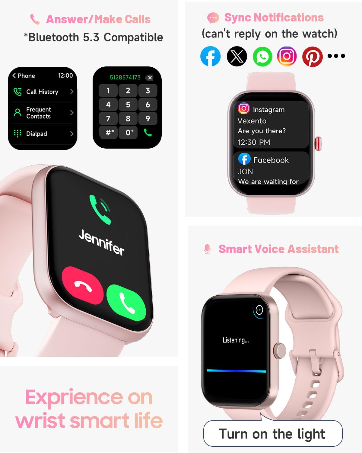 Foto 3 pulgar | Smart Watch Toobur con Alexa Fitness 1,91'' Hd - Venta Internacional