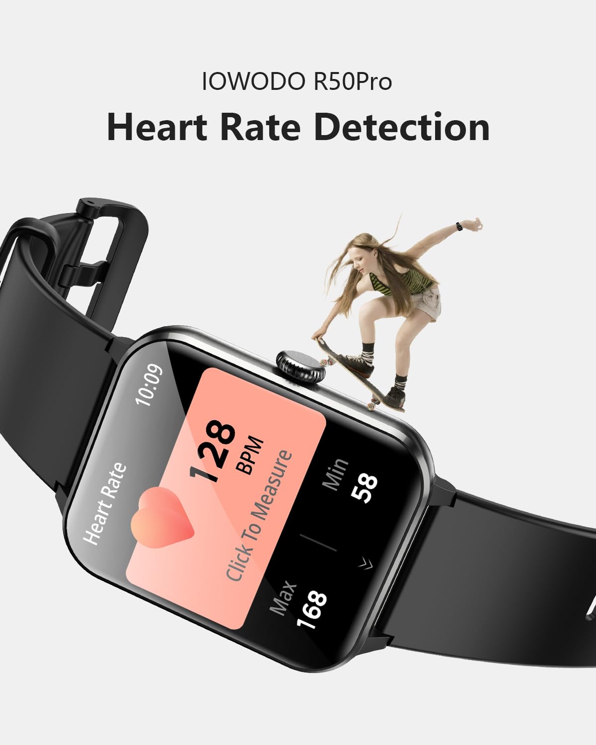 Foto 5 pulgar | Reloj Inteligente Iowodo con Pantalla Hd de 1,85 Pulgadas - Venta Internacional