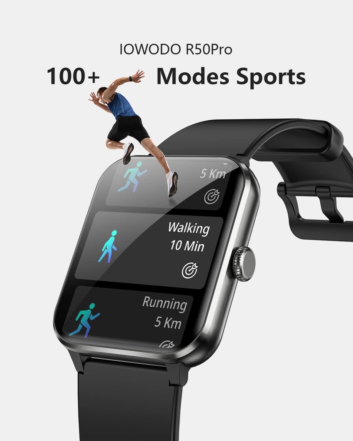Foto 6 pulgar | Reloj Inteligente Iowodo con Pantalla Hd de 1,85 Pulgadas - Venta Internacional