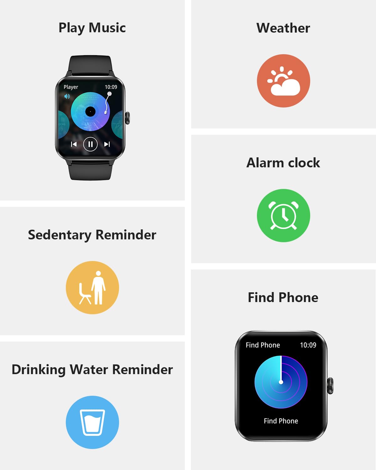 Foto 7 | Reloj Inteligente Iowodo con Pantalla Hd de 1,85 Pulgadas - Venta Internacional