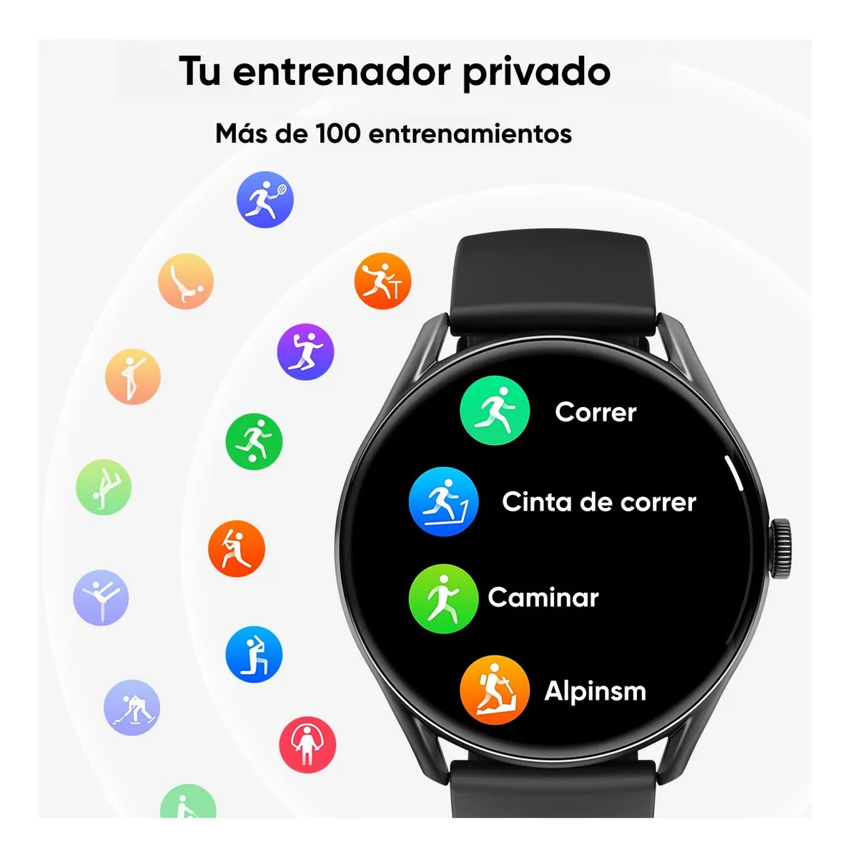 Foto 5 | Smartwatch Qcy Watch Gt  Negro