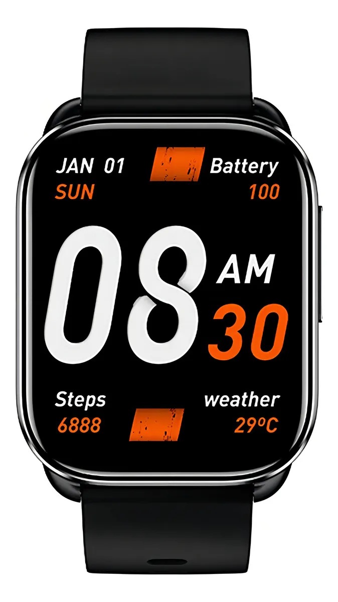 Foto 1 | Smartwatch Qcy Watch Gs  Negro