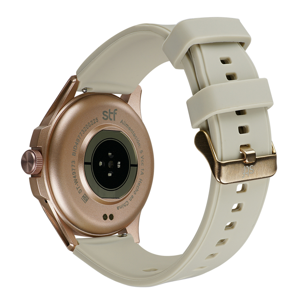 Foto 5 pulgar | Smartwatch Stf Kronos Oblivion Amoled 1.43'' Ip68  Beige