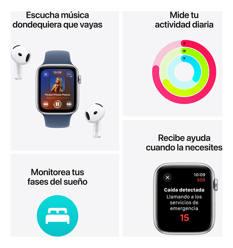 Foto 9 pulgar | Apple Watch Medianoche 44 mm