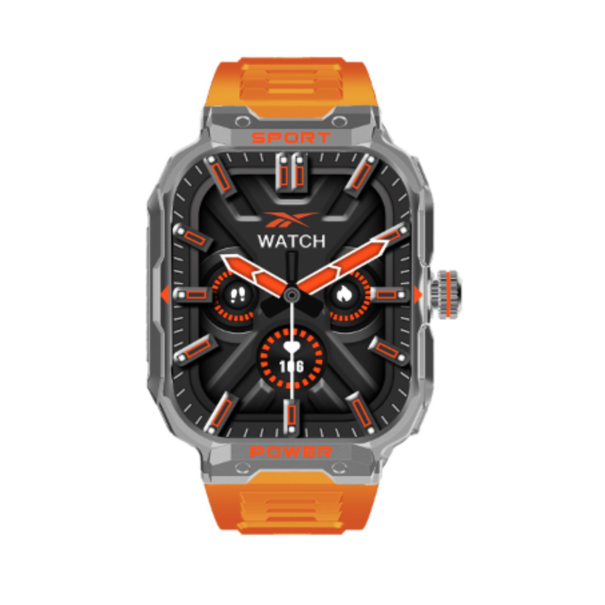 Smartwatch Reebok  Watch Eb Naranja + Audifonos Tws