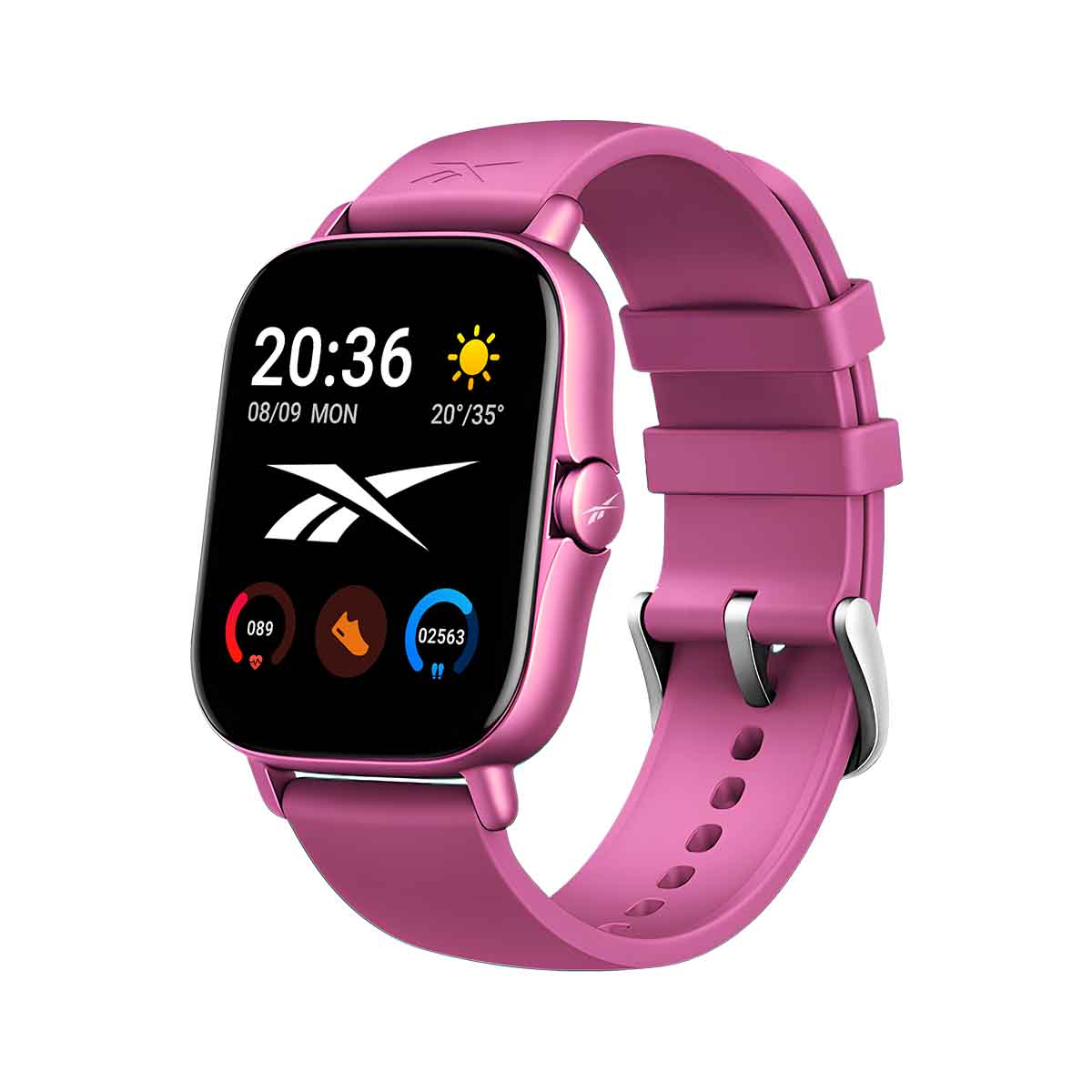 Foto 3 pulgar | Smartwatch Reebok Sport con Audífonos Rosa