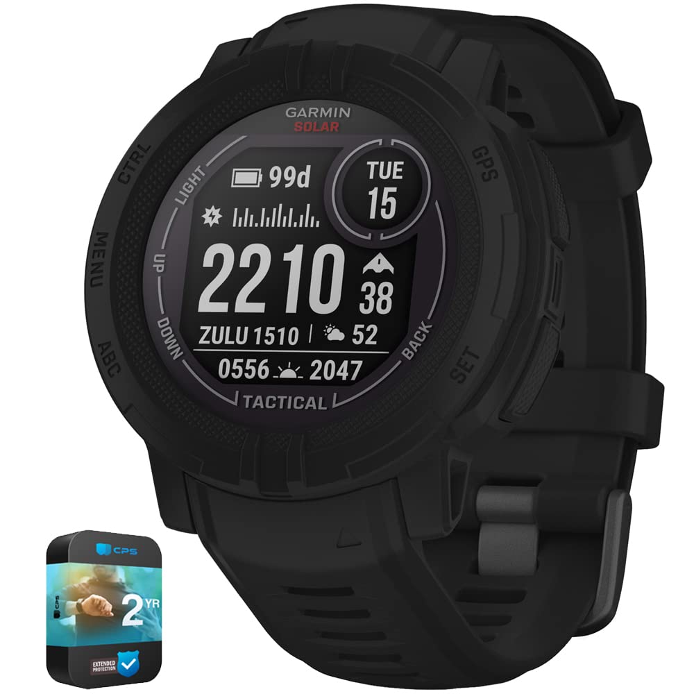 Reloj Inteligente Garmin Instinct 2 Solar Tactical Edition Negro - Venta Internacional.