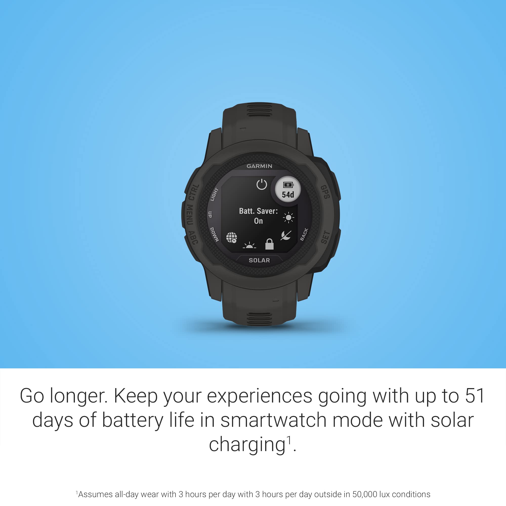 Foto 4 pulgar | Reloj Gps Para Exteriores Garmin Instinct 2s Solar 40 Mm - Grafito - Venta Internacional.