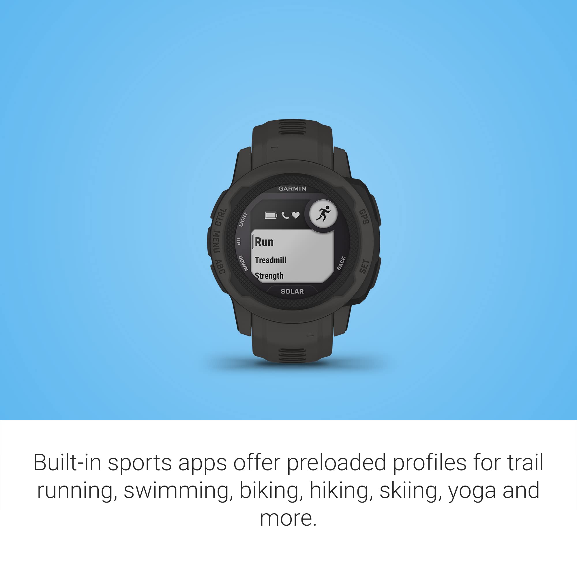 Foto 5 pulgar | Reloj Gps Para Exteriores Garmin Instinct 2s Solar 40 Mm - Grafito - Venta Internacional.