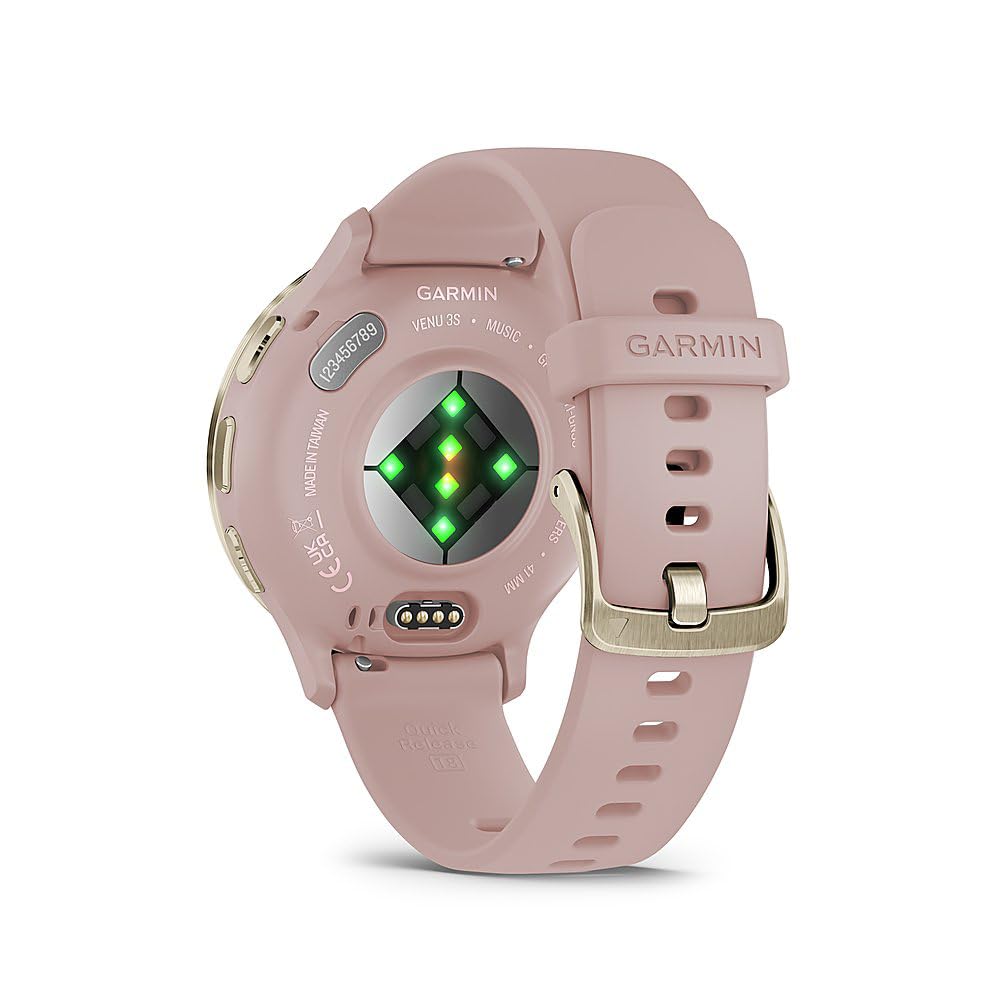 Foto 6 pulgar | Bisel De Acero Dorado Smartwatch Garmin Venu 3s De 41 Mm Con Funda De Color Marfil - Venta Internacional.