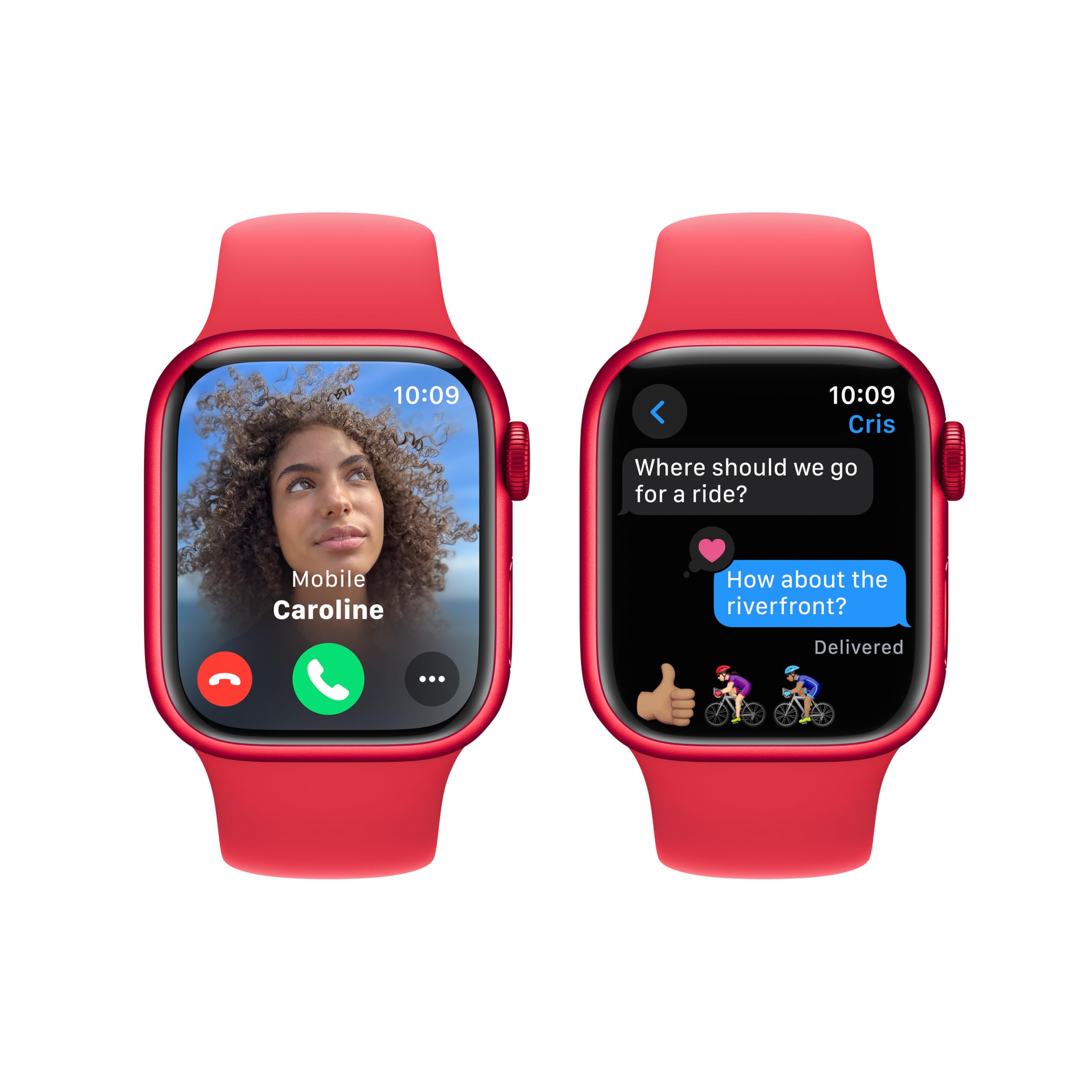 Foto 5 pulgar | Apple Watch Series 9 Gps 41 Mm Rojo - Venta Internacional