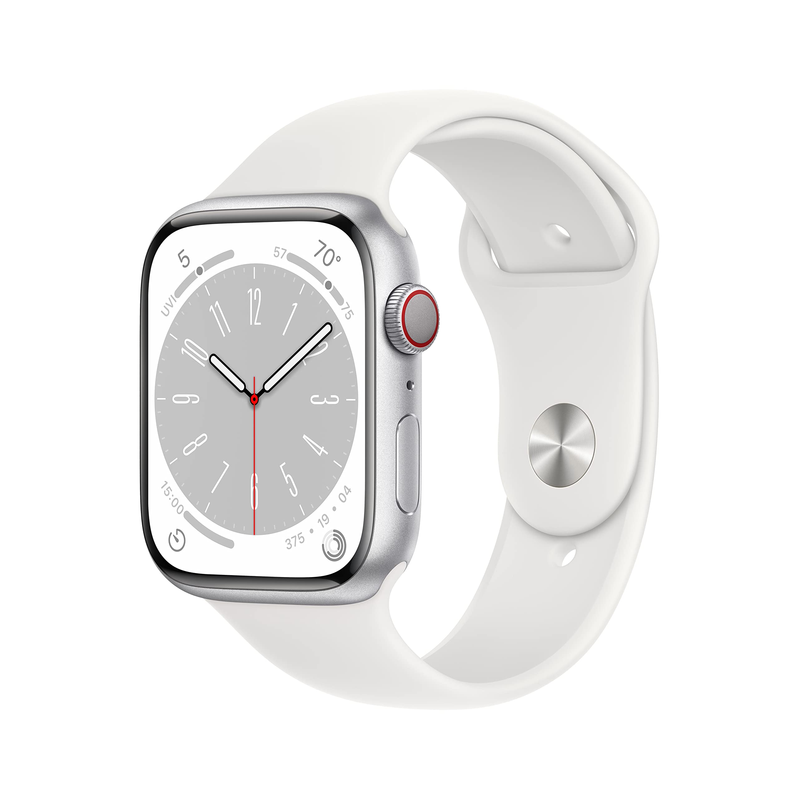 Foto 1 | Apple Watch Series 8 Gps 45 Mm Blanco - Venta Internacional