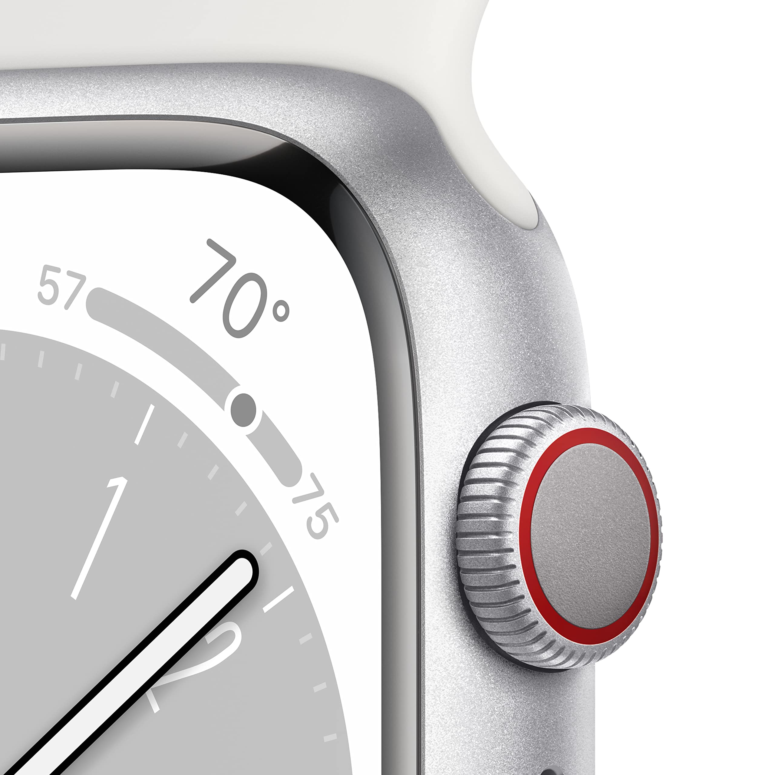 Foto 3 | Apple Watch Series 8 Gps 45 Mm Blanco - Venta Internacional