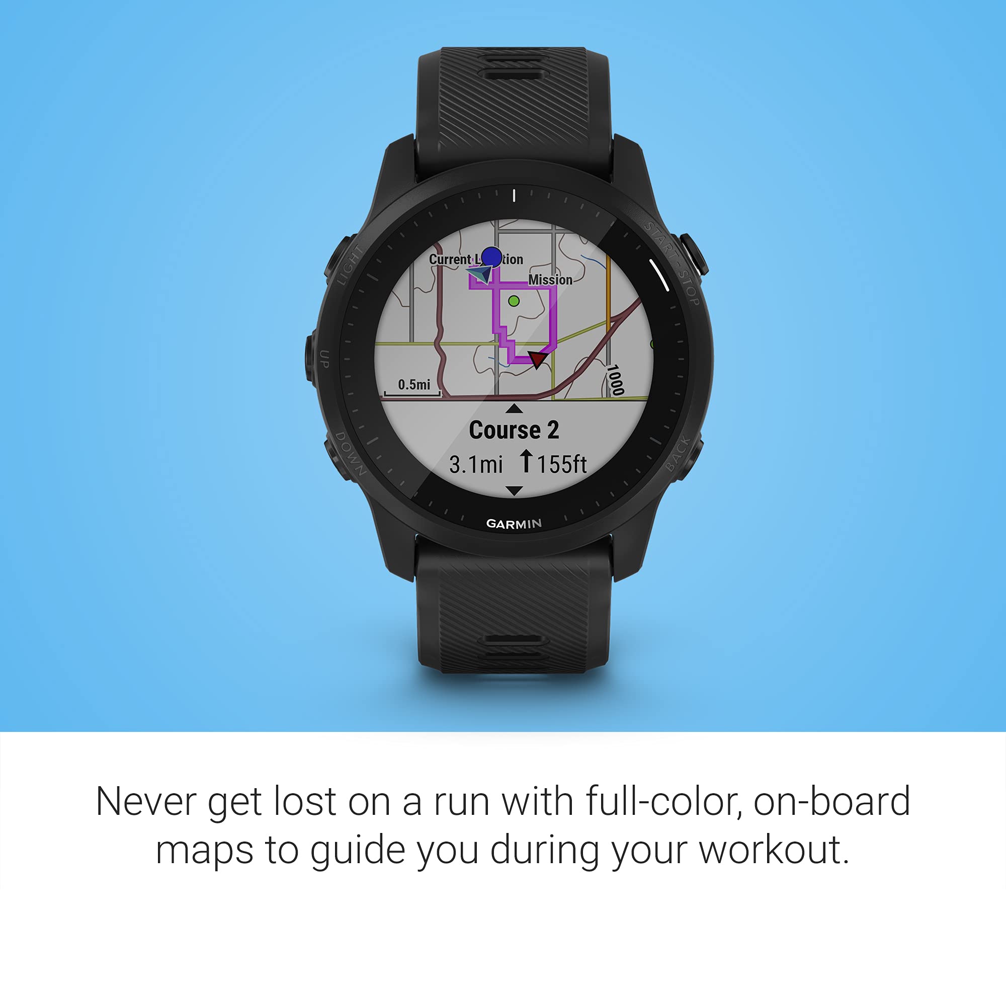 Foto 7 pulgar | Reloj Inteligente Garmin Forerunner 945 Lte Gps Running Negro - Venta Internacional