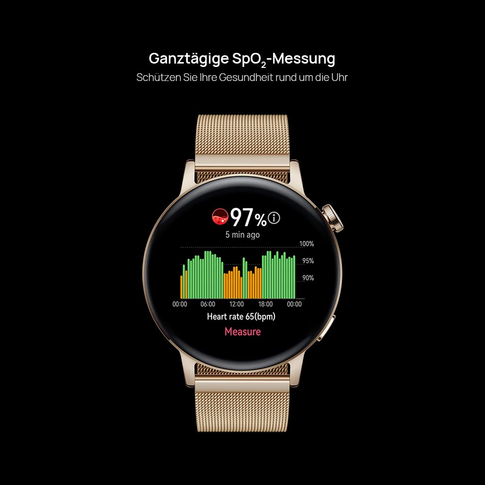 Foto 6 pulgar | Reloj Inteligente Huawei Watch Gt 3 42 mm Dorado - Venta Internacional