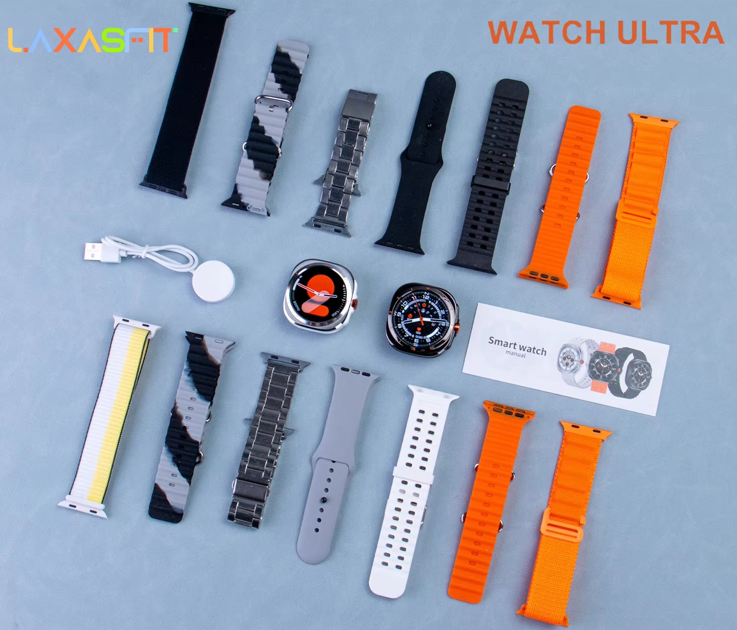 Foto 4 pulgar | Set Smartwatch Con 7 Correas Ultra Sm10 7 En 1