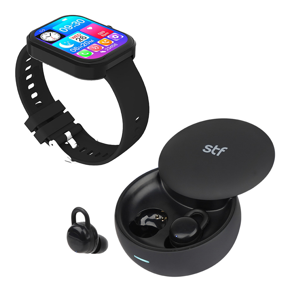 Foto 3 | Smartwatch + Audífonos Inalámbricos Kronos