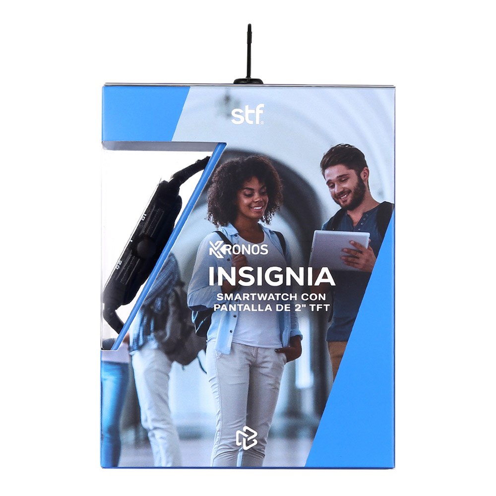 Foto 4 pulgar | Smartwatch Stf Kronos Insignia Tft 2.01'' Ip65 Negro