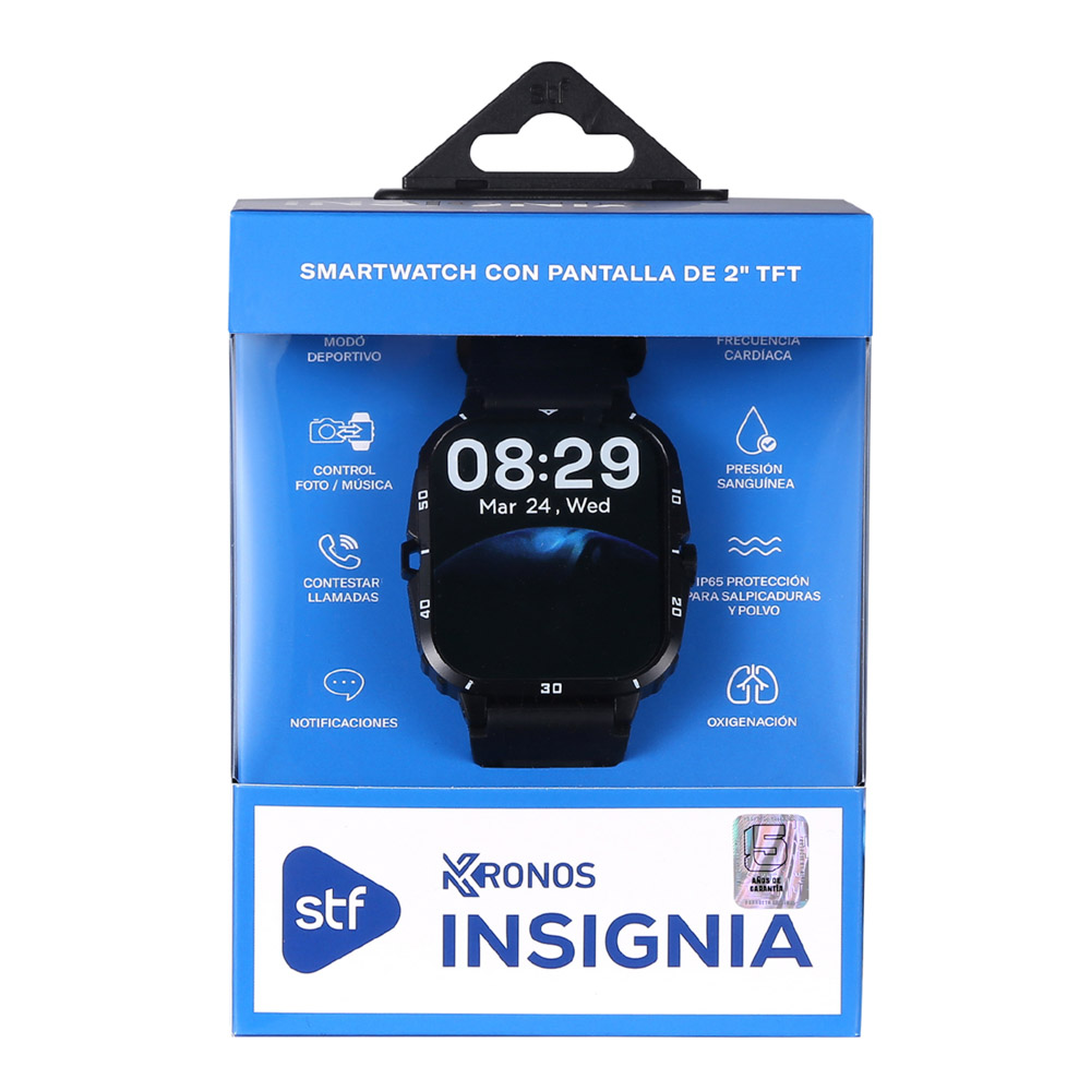 Foto 4 | Smartwatch Stf Kronos Insignia Tft 2.01'' Ip65 Negro