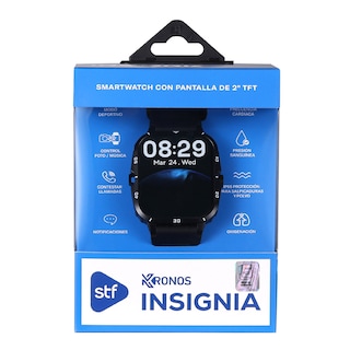 Foto 4 | Smartwatch Stf Kronos Insignia Tft 2.01'' Ip65 Negro