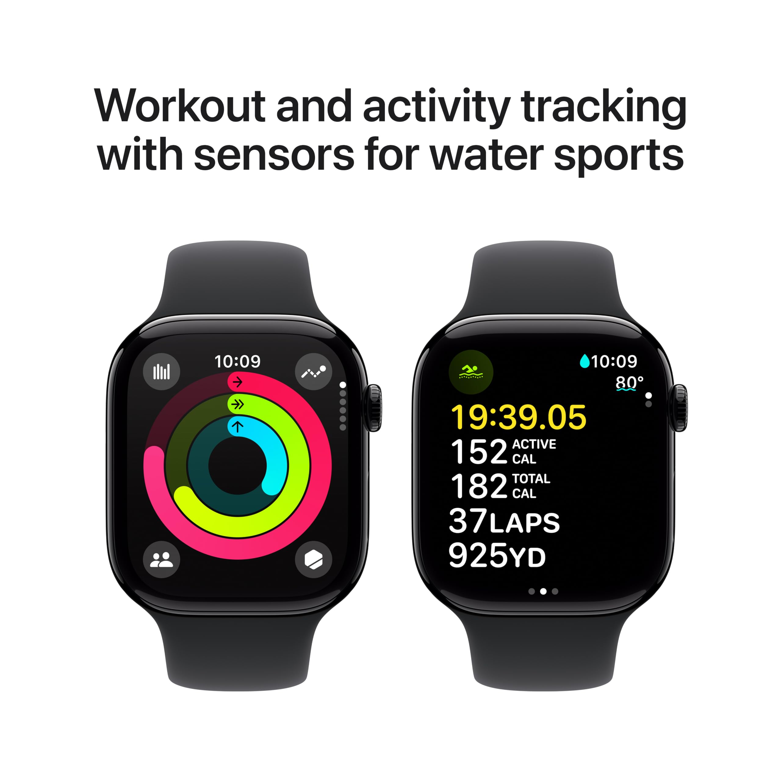 Foto 6 pulgar | Apple Watch Series 10 Gps 46 Mm Aluminio Negro Azabache - Venta Internacional