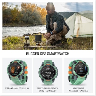 Foto 3 | Reloj Inteligente Garmin Instinct 3 Con Pantalla Amoled De 45 Mm Durante 18 Días - Venta Internacional.