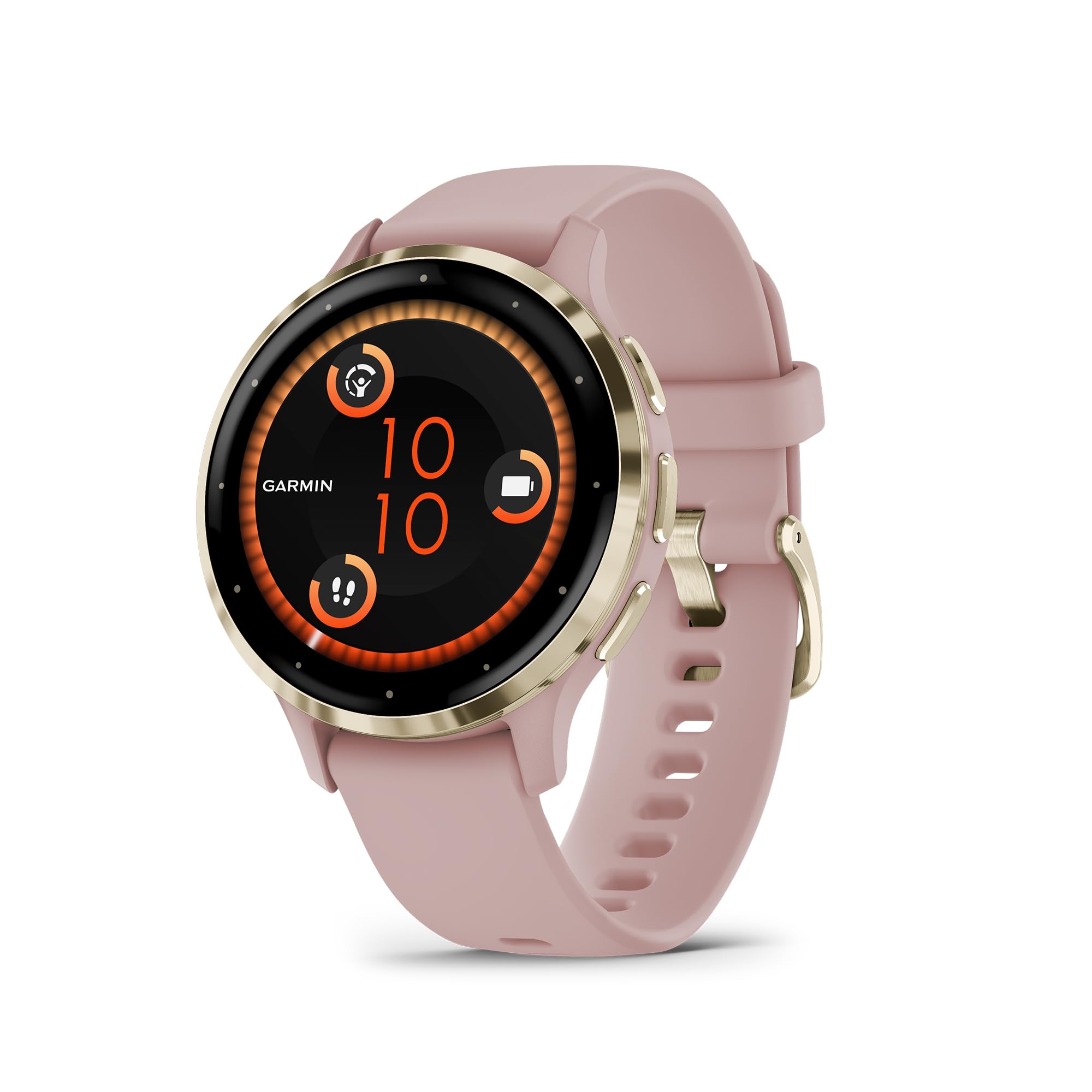 Foto 2 pulgar | Reloj Inteligente Garmin Venu 3s De Acero Inoxidable Dorado Suave De 41 Mm - Venta Internacional.