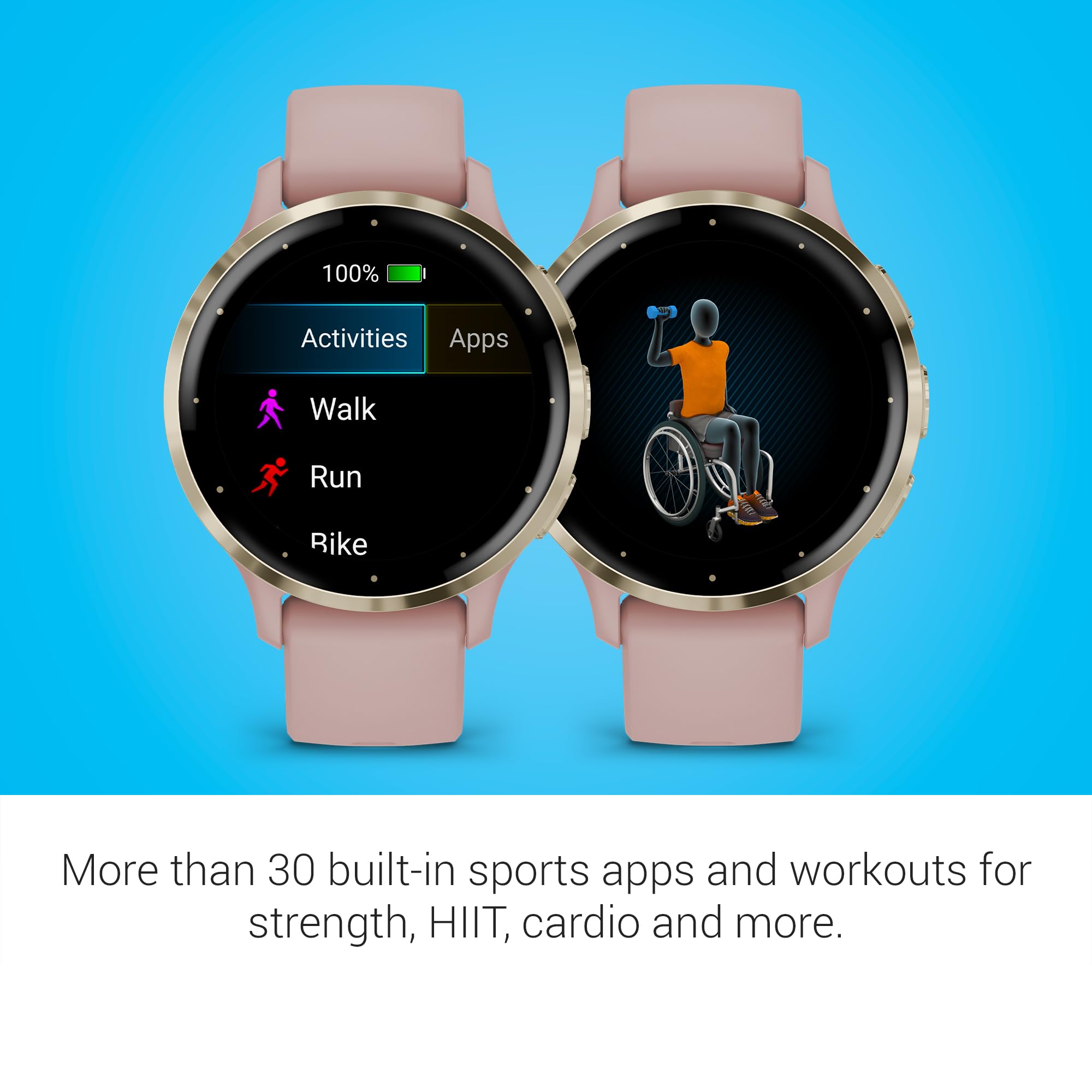 Foto 5 | Reloj Inteligente Garmin Venu 3s De Acero Inoxidable Dorado Suave De 41 Mm - Venta Internacional.