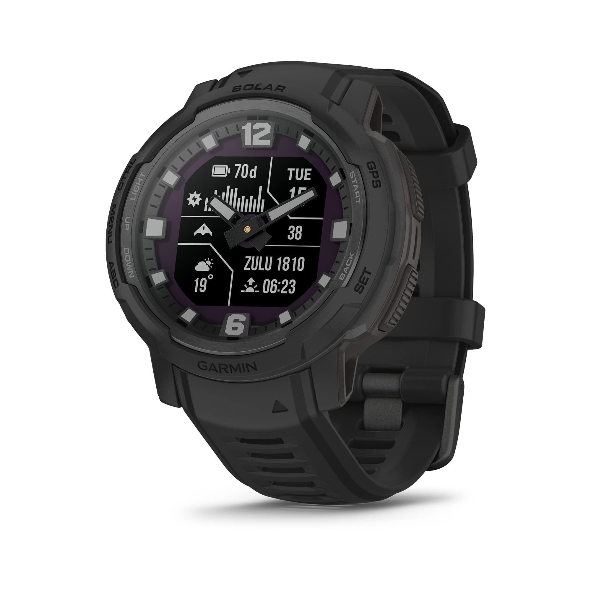 Foto 2 pulgar | Reloj Inteligente Garmin Instinct Crossover Solar Tactical Edition - Venta Internacional.