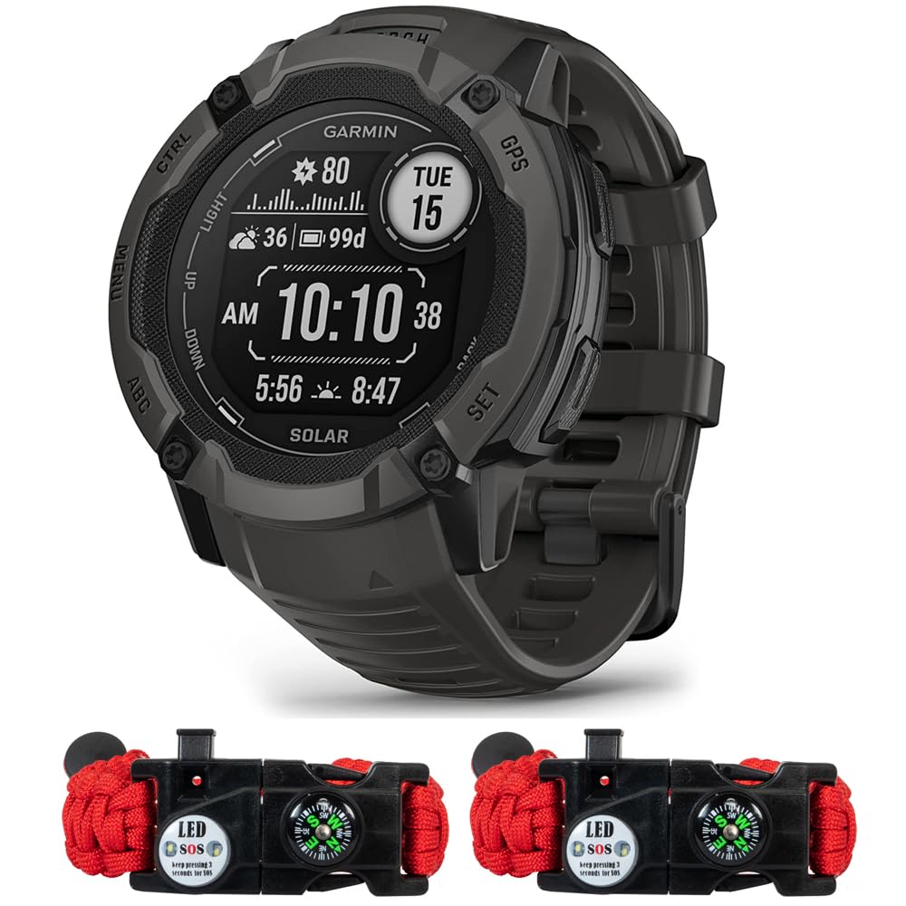 Foto 2 pulgar | Reloj Inteligente Garmin Instinct 2x Solar Robusto Gps Grafito - Venta Internacional.