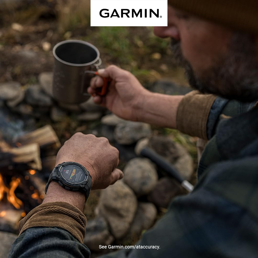 Foto 4 pulgar | Reloj Inteligente Garmin Instinct 3 Con Pantalla De 45 Mm Con Carga Solar - Venta Internacional.