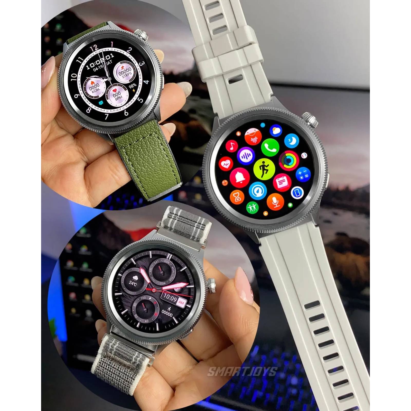 Foto 4 pulgar | Smartwatch G-tide R8 Pro caja Plateada