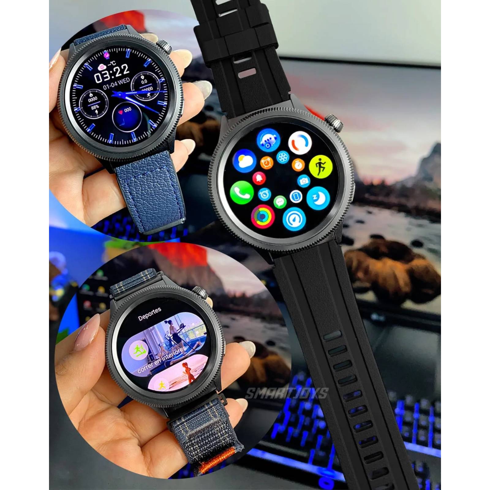Foto 4 pulgar | Smartwatch G-tide R8 Pro Caja Gris Cromo