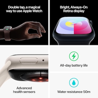 Foto 5 | Apple Watch Series 9 41 mm Medianoche-Venta Internacional