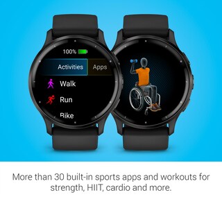 Foto 5 | Reloj Inteligente Garmin Venu 3 Slate Con Caja De Acero Inoxidable De 45 Mm - Venta Internacional.