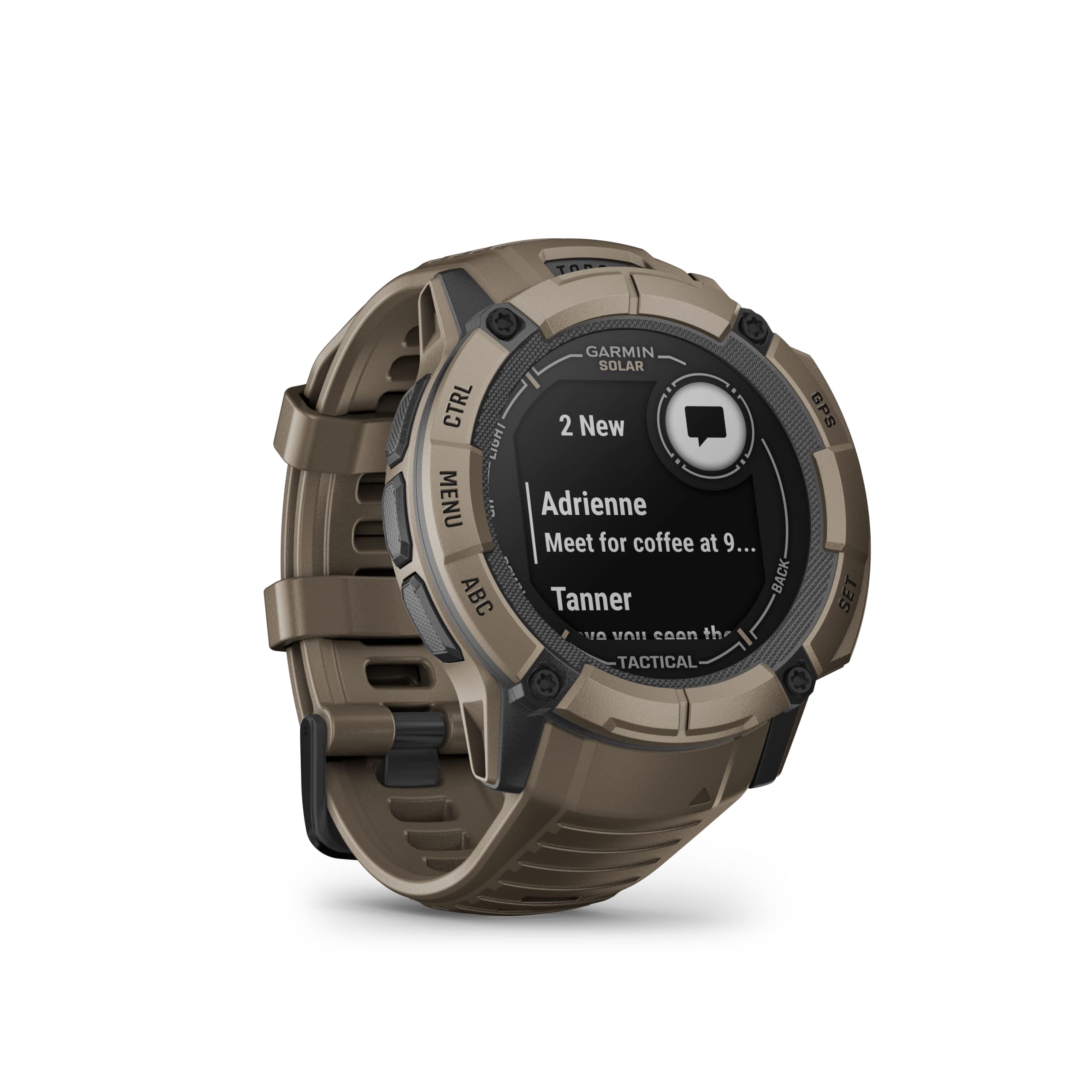 Foto 2 | Reloj Inteligente Garmin Instinct 2x Solar Tactical Coyote Tan - Venta Internacional.