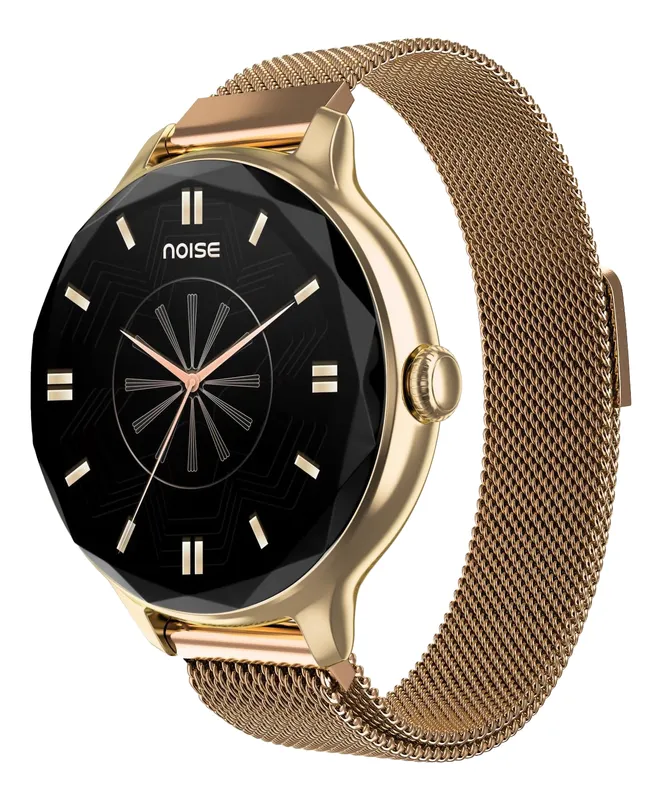 Foto 2 pulgar | Smartwatch Reloj Inteligente Noise Diva con Esfera con Corte Diamante Acabado Metálico Brillante Pantalla Amoled