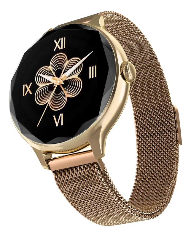 Foto 3 pulgar | Smartwatch Reloj Inteligente Noise Diva con Esfera con Corte Diamante Acabado Metálico Brillante Pantalla Amoled