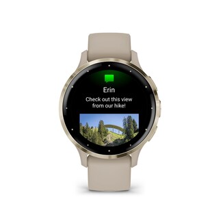 Foto 2 | Reloj Inteligente Garmin Venu 3s Soft Gold Con Carcasa Gris Francés De 41 Mm - Venta Internacional.