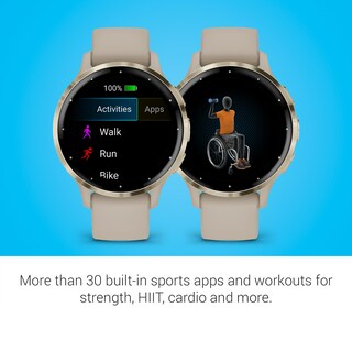 Foto 5 | Reloj Inteligente Garmin Venu 3s Soft Gold Con Carcasa Gris Francés De 41 Mm - Venta Internacional.