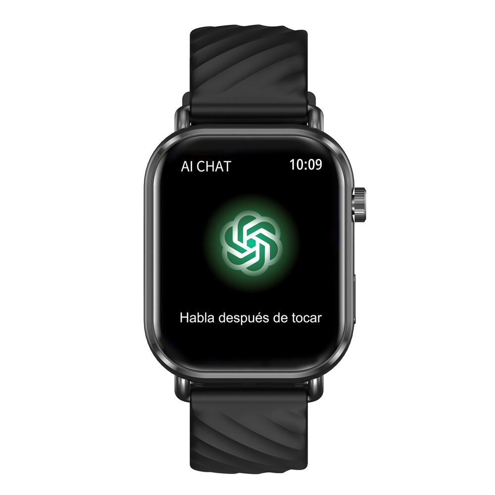Foto 1 | Smartwatch STF Kronos AI Chat Amoled 2.04 Pulgadas con Chat GPT Negro