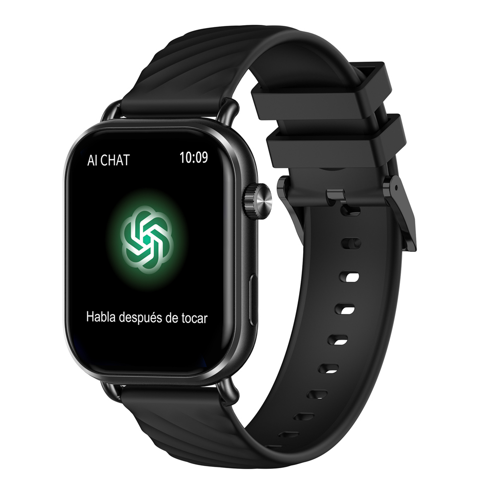 Foto 3 pulgar | Smartwatch STF Kronos AI Chat Amoled 2.04 Pulgadas con Chat GPT Negro