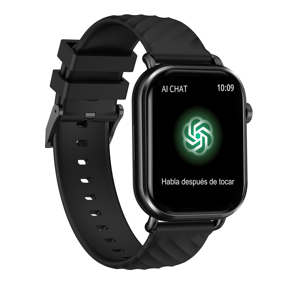 Foto 6 pulgar | Smartwatch STF Kronos AI Chat Amoled 2.04 Pulgadas con Chat GPT Negro